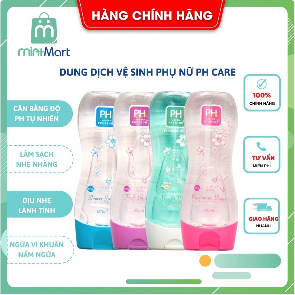 [Chính hãng] Dung dịch vệ sinh phụ nữ PH Care Nhật Bản 150ml