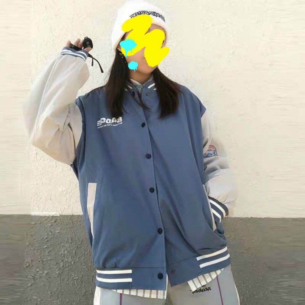 Áo khoác dù bomber unisex Lyn House thêu hình Badge cho nữ cho nam và cặp đôi form rộng 4 màu phong cách Ulzzang | BigBuy360 - bigbuy360.vn