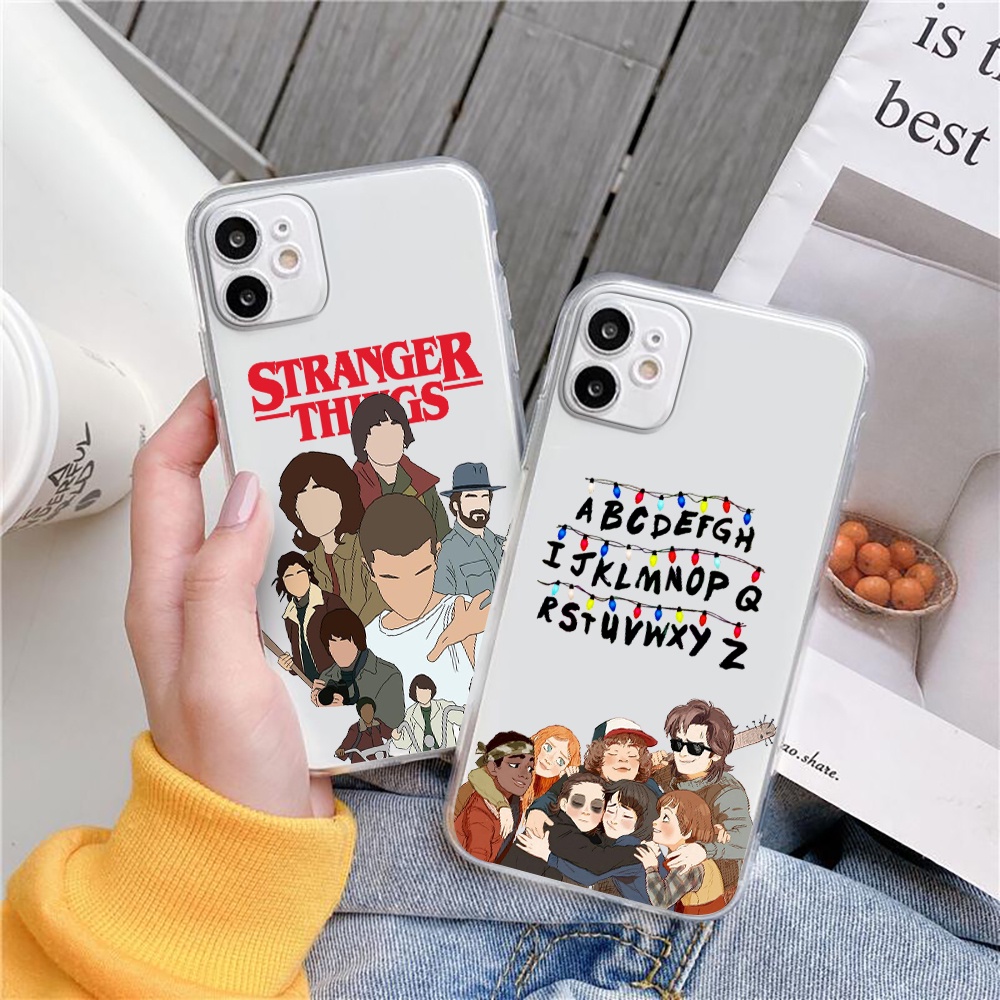 Ốp Điện Thoại Silicon Họa Tiết Nhân Vật Trong stranger things 4 Cho Redmi 5 5A 5 Plus 6 6A 7 7A 8 8A 9 9A