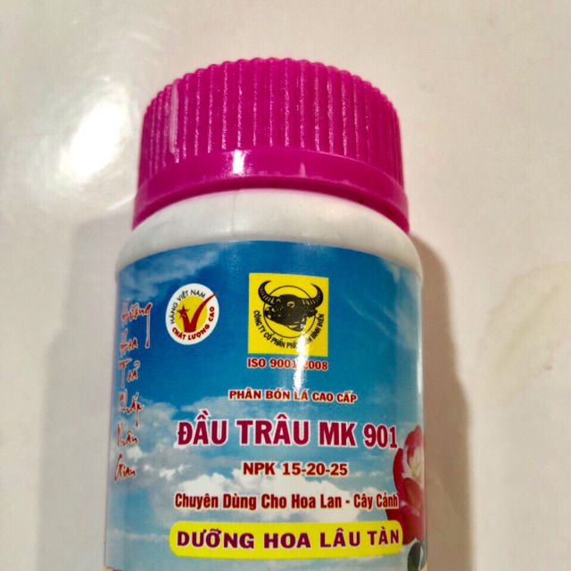 PHÂN BÓN LÁ DƯỠNG HOA LÂU TÀN ĐẦU TRÂU MK901(15-20-25)