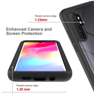 Armor Casing Xiaomi Note 10Lite / 10Lite / 9T / 9T Pro / Redmi K20 / K20 Pro / Note 8 / Note 8Pro / Note 9 /  9 Armor Bumper Case Full Body 2 IN 1 TPU+PC Slim Shockproof Cover Protective Case