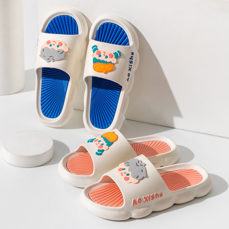 Dép Xỏ Ngón Đi Trong Nhà Họa Tiết Hoạt Hình Dễ Thương Cho Nữ