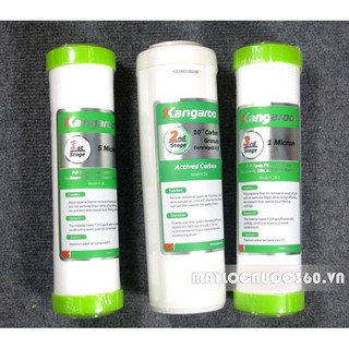 Bộ lõi lọc nước 1,2,3 Kangaroo chính hãng/ lõi lọc kangaroo/ lõi 123 kangaroo