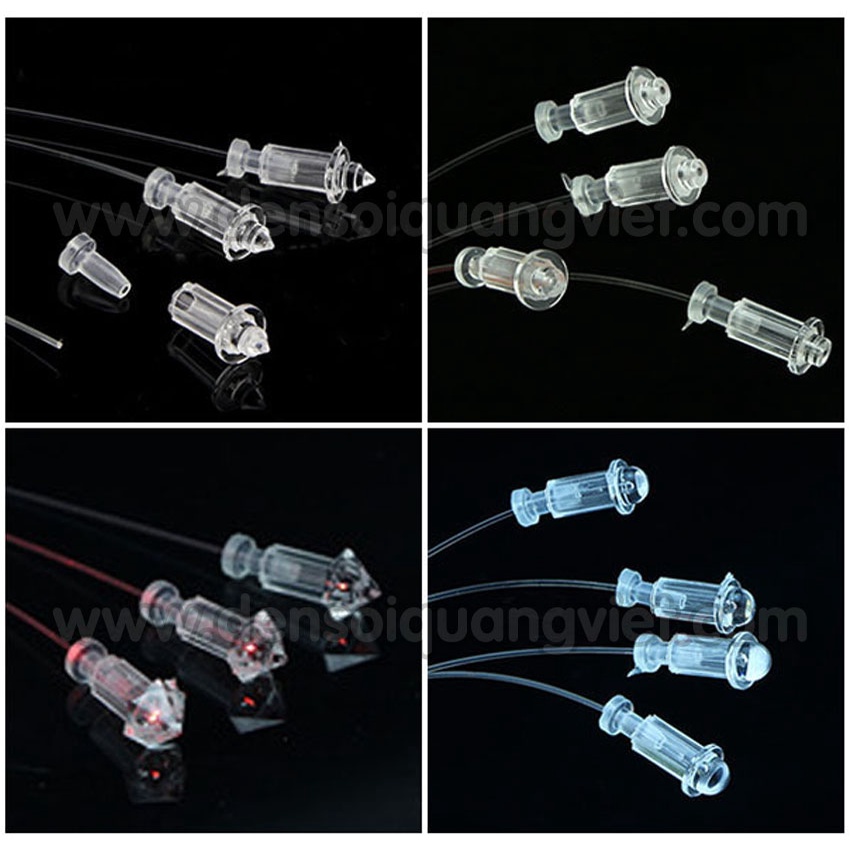 Đầu khuếch tán plastic tạo điểm nhấn, hiệu ứng đẹp mắt cho trần sao nhân tạo, trang trí sợi quang