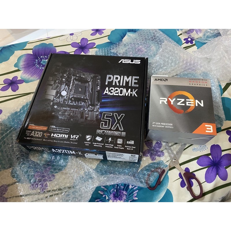 combo a320m-k và chip ryzen 3200g