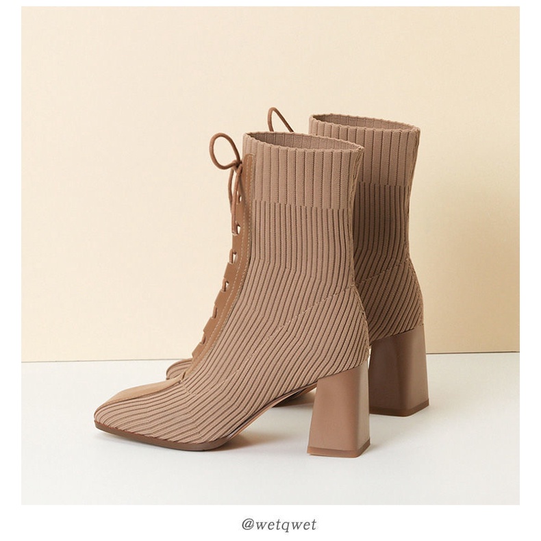 Giày bốt cao gót IELGY thời trang trẻ trung cá tính cho nữ