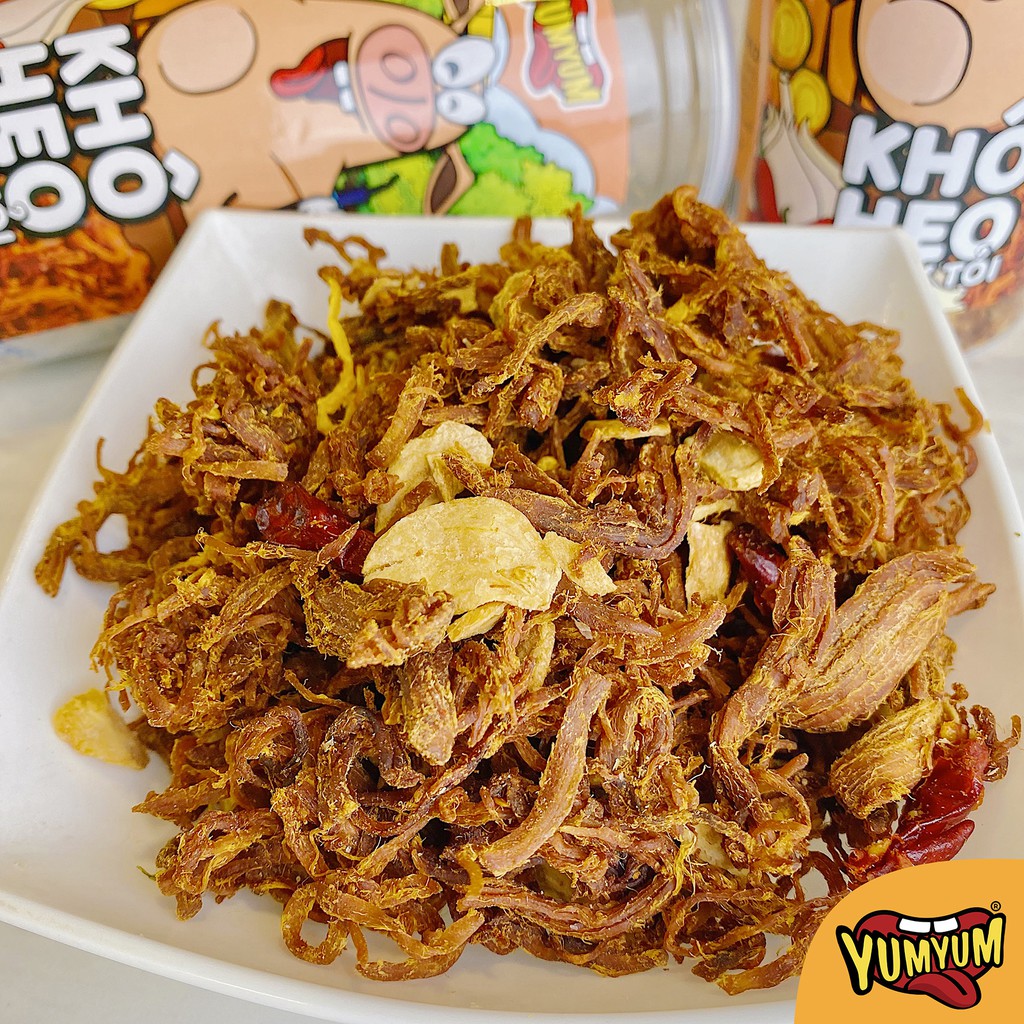 Khô heo cháy tỏi Yumyum ăn vặt siêu ngon | BigBuy360 - bigbuy360.vn