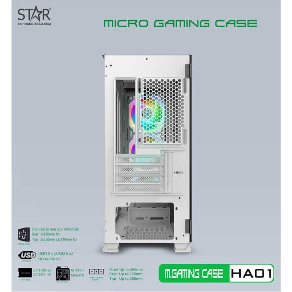 Case Gaming VSP HA01 Mini Tower