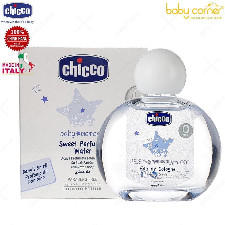 Nước Hoa Chicco Hương Tự Nhiên Cho Bé Từ Sơ Sinh - 100ml