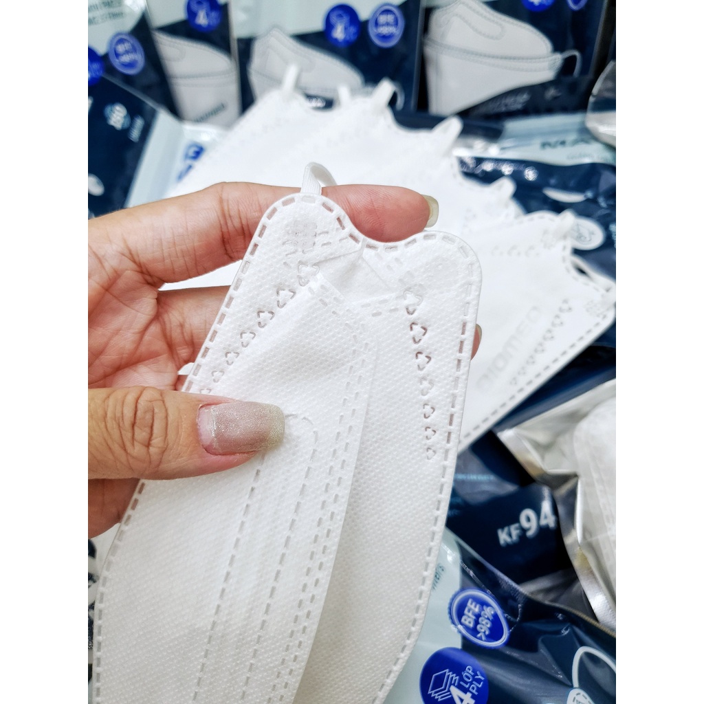 COMBO 50 - 100 cái Khẩu trang 4 lớp KF94 BIOMEQ  - Bịch 10 cái