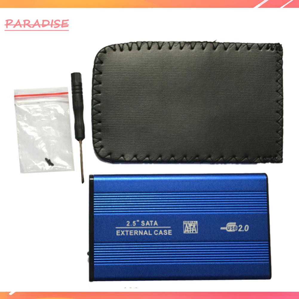 Hộp Đựng Ổ Cứng Ngoài 2.5 Inch Usb 2.0 Sata Bằng Hợp Kim Nhôm Ốp | BigBuy360 - bigbuy360.vn