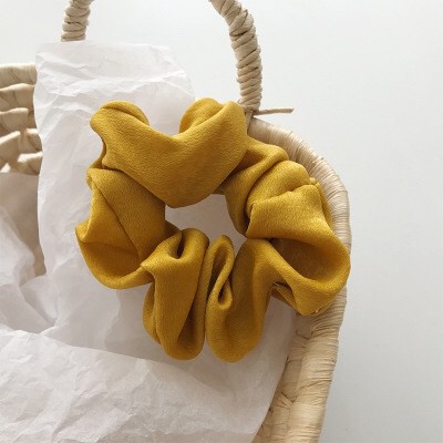 Scruchies, Dây cột tóc vải chiffon phong cách Hàn Quốc thời trang cho nữ