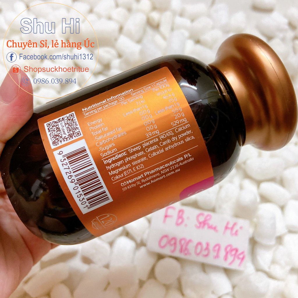 Nhau thai cừu Sheep Placenta SpringLeaf 60000mg 120 viên - Úc chính hãng | BigBuy360 - bigbuy360.vn