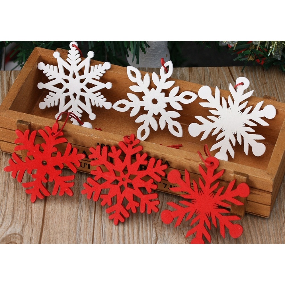 Bông tuyết gỗ trang trí Noel/Giáng sinh