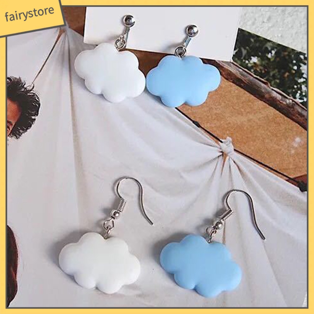 Hoa Tai Mặt Hình Đám Mây Đáng Yêu Cho Nữ