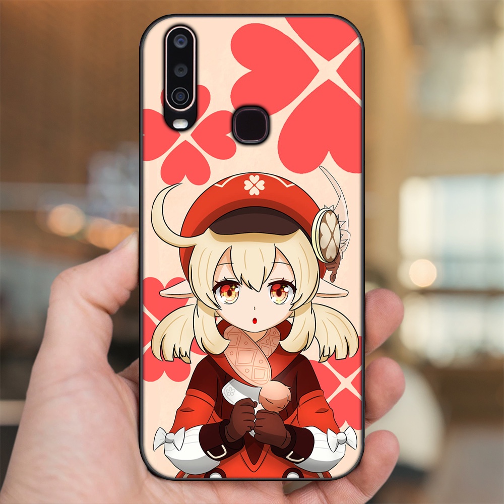 Ốp lưng Vivo Y12, Y15, Y17, U10 viền đen in hình Klee Genshin Impact