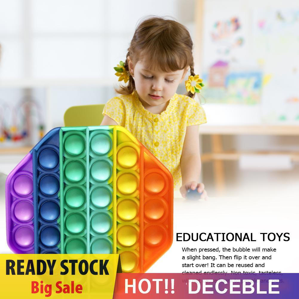 Pop It Fidget Đồ chơi Childrens Desktop Educational Đồ chơis Kids Gifts