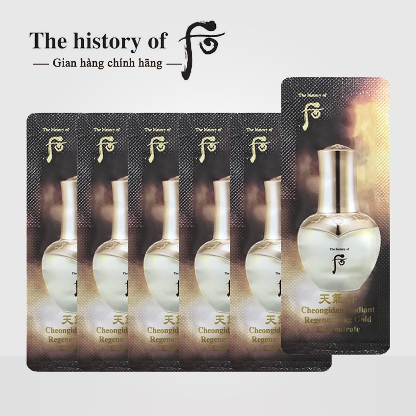Tinh chất Whoo Cheongidan Radiant Regenerating Gold Concentrate 1ml/gói - Tinh chất Whoo vàng. Tinh chất whoo. tinh chất | BigBuy360 - bigbuy360.vn