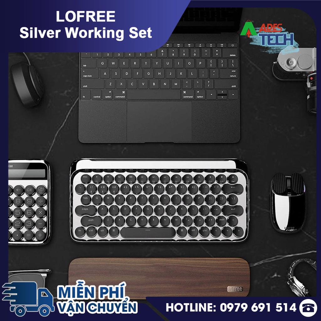 SET Lofree Silver Working Set  - Bảo hành chính hãng Xiaomi