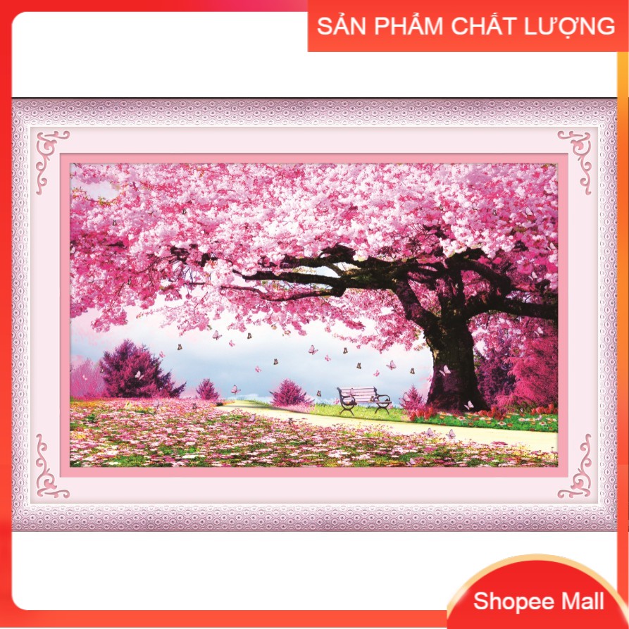 Tranh thêu chữ thập Cây tình yêu AL53518 kích thước 115*76cm [Hàng có sẵn]