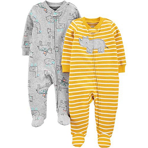 0-18m Body cotton không tất có tất (body vớ liền thân) bé trai bé gái sơ sinh hàng xuất dư xịn, sleepsuit cho bé