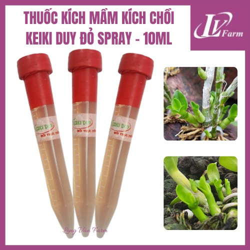 KEIKI DUY PRO ĐỎ SPRAY 10ml - Thuốc Bôi Kích Mầm Kích Chồi Kích Kie Cho Hoa Lan, Cây Cảnh