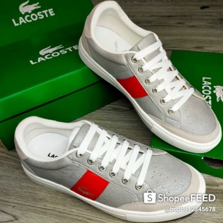 Giày dây Lacoste Courtlinee basic đế bằng