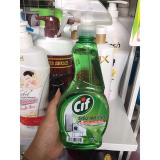 Nước lau kính,lau đa năng Cif