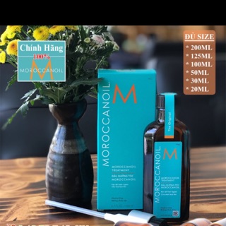 TINH DẦU MOROCCANOIL DƯỠNG PHỤC HỒI TÓC HƯ TỔN KHÔ XƠ đủ 100ml