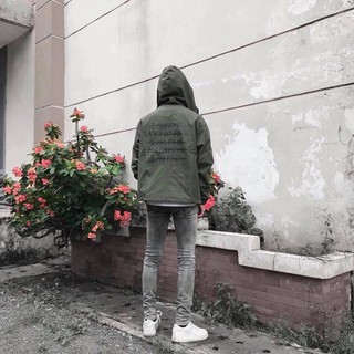 [Giá Sale] ÁO KHOÁC DÙ Chữ Gạch - M155 [Kèm Ảnh Thật]