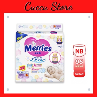 Bỉm/tã dán Merries Newborn 96pcs