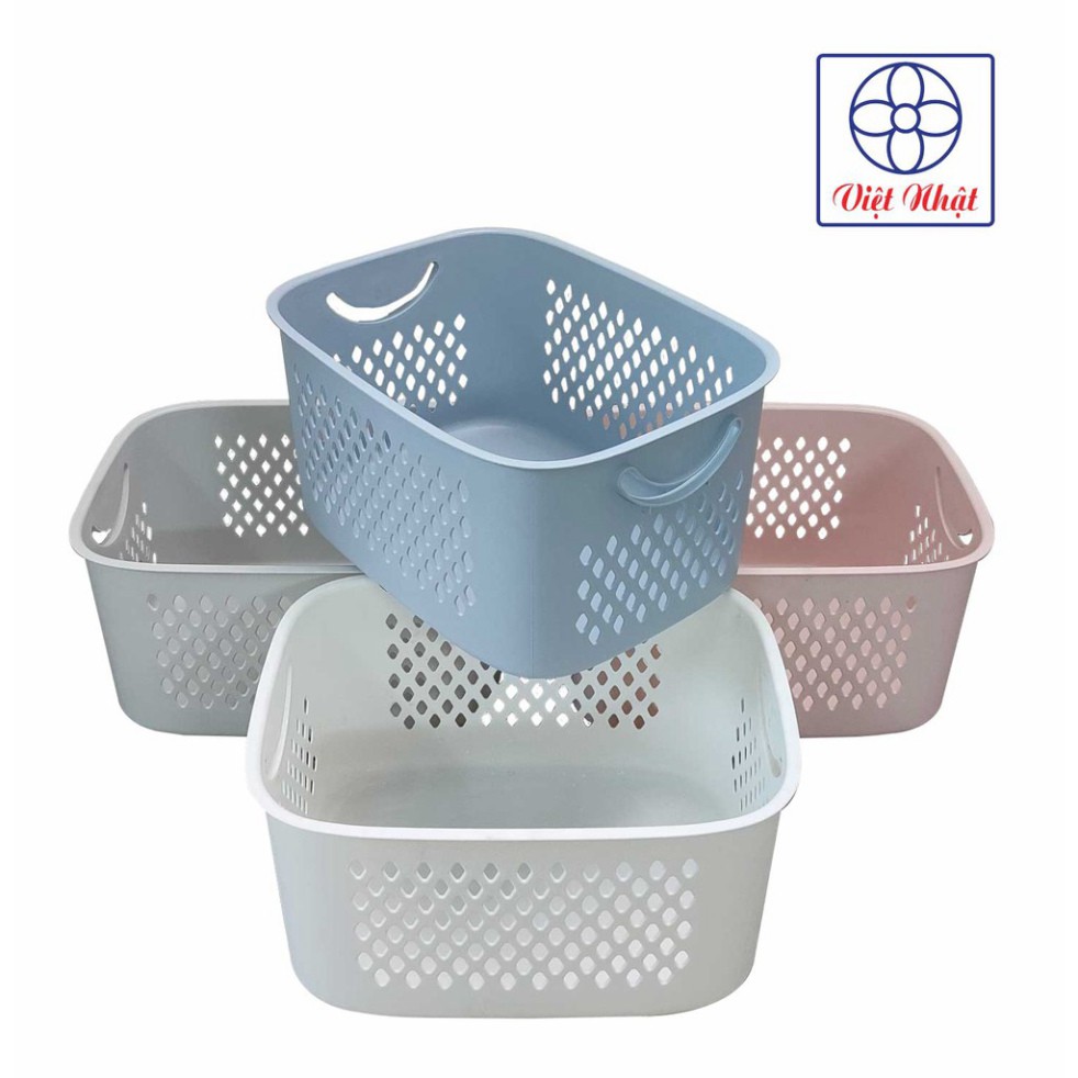 Giỏ Đựng Đồ Bằng Nhựa Cao Cấp Kiểu Nhật Bản(38*29*30 cm)