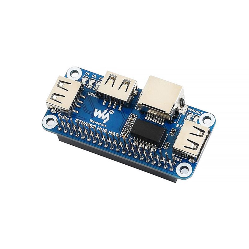 Bộ Chia Cổng USB Hub RJ45 RJ45 Cho Raspberry Pi 4B Zero