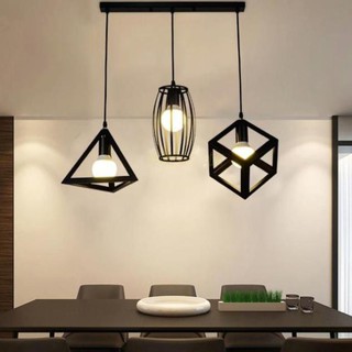 Đèn thả: Bóng Led lồng kim tự tháp trang trí