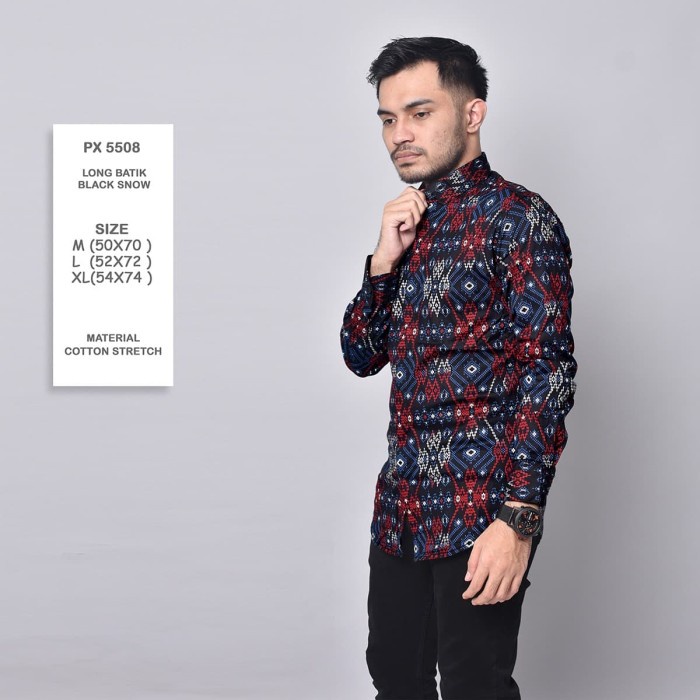 Áo sơ mi nam dài tay họa tiết sọc caro LEVIS Brown &NAVY LELAKI CO YR549