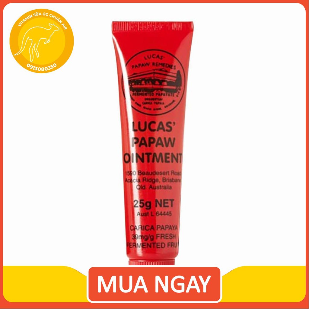 [ GIÁ HỦY DIỆT ] Kem đu đủ đa năng của Úc Lucas Papaw Ointment 25g