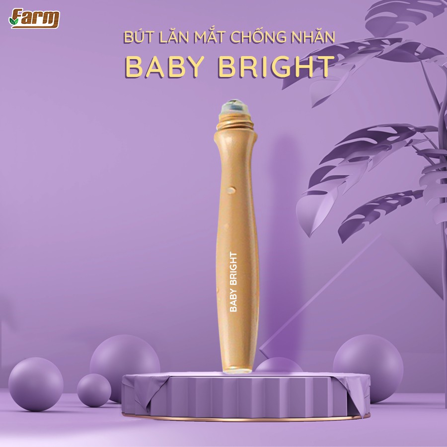 Bút Lăn Mắt Chống Nhăn Baby Bright