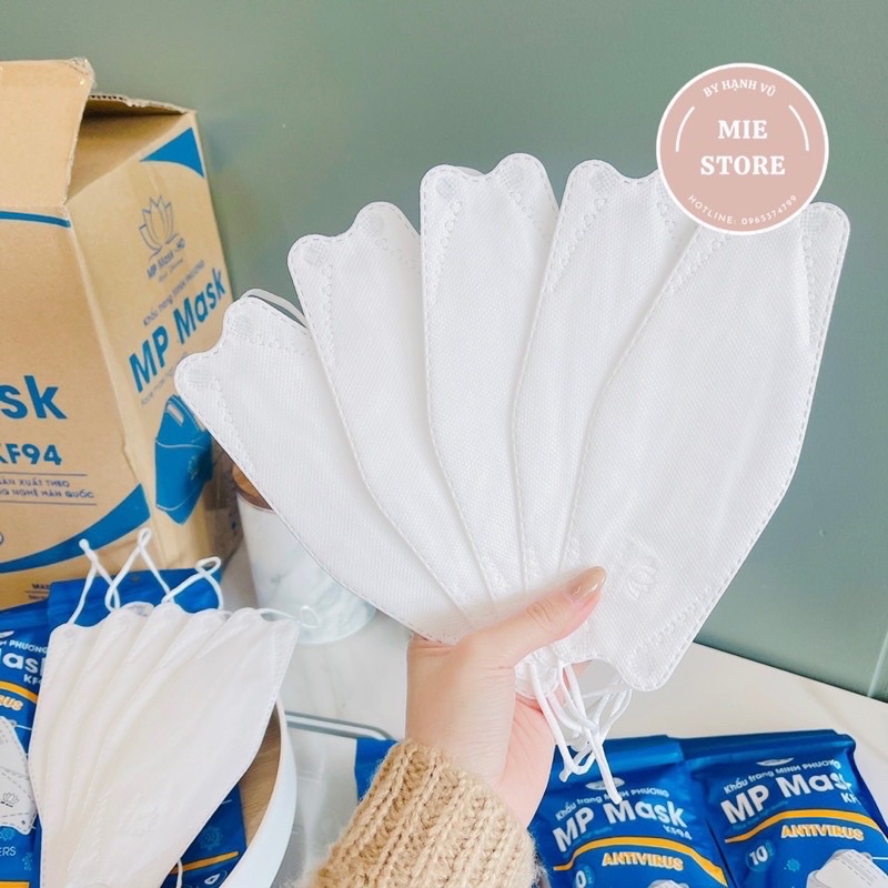 (1 thùng) Khẩu trang 4 lớp xuất khẩu MP Mask đạt TC ISO ko trôi son, ko bí thở cho cả nam và nữ