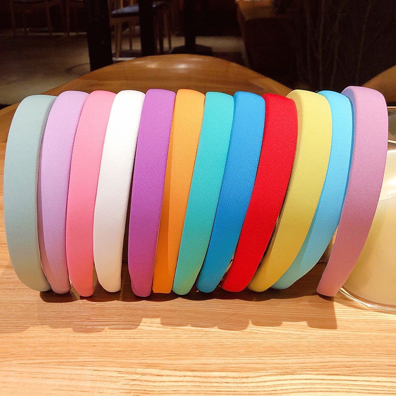 Băng Đô Cài Tóc Màu Kẹo Đơn Giản Thời Trang Cho Nữ