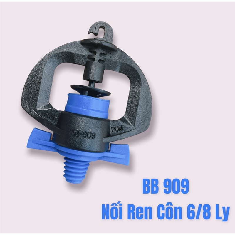 Béc Nhỏ Bọc Inox Ren Côn 6 Ly - 8 Ly - BB 909 X Tưới Cây Ăn Trái, Hoa Màu