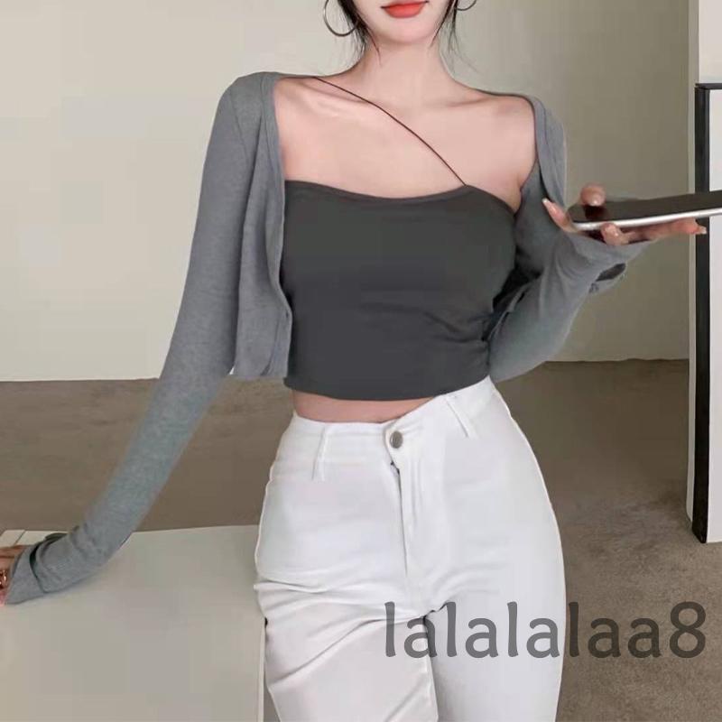 Áo ống thoáng khí không tay màu trơn dành cho nữ