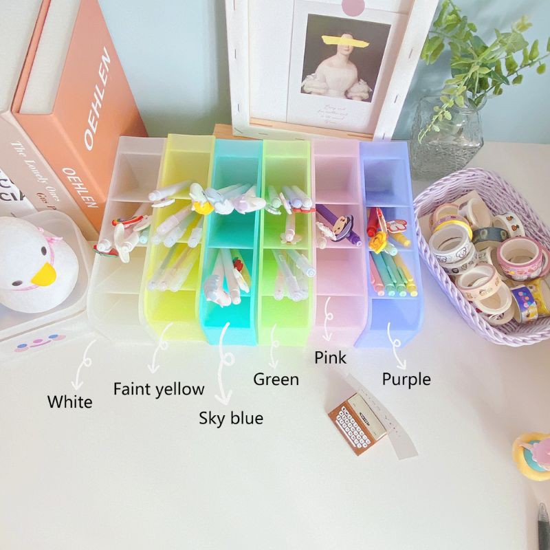 Hộp Đựng Bút / Đồ Trang Điểm Để Bàn Tiện Lợi