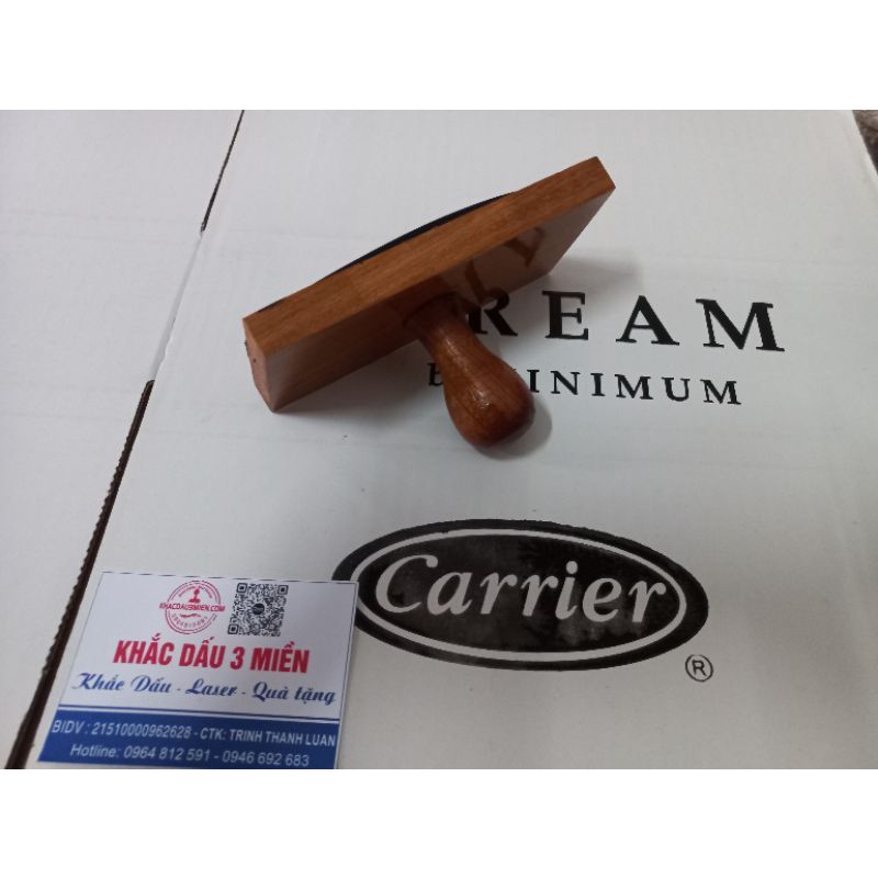 Làm con dấu đóng thùng carton kích thước lớn