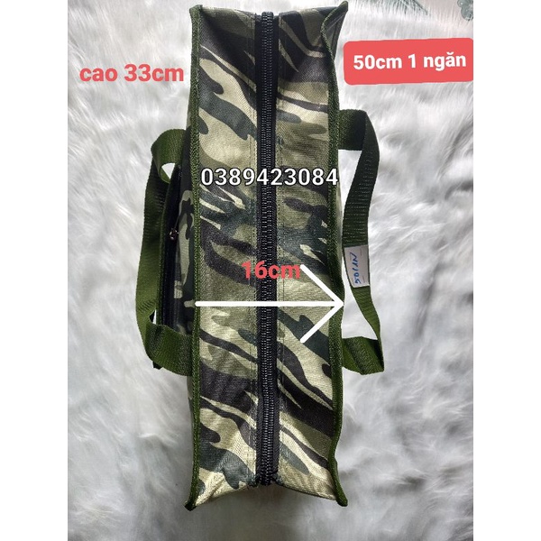 Túi đựng đồ câu vuông, sửa chữa du lịch 50cm,70cm 80cm