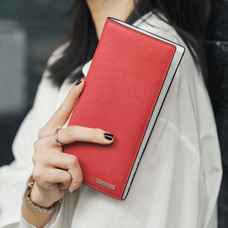 Ví dài nữ Kate da Saffiano thương hiệu Leonardo