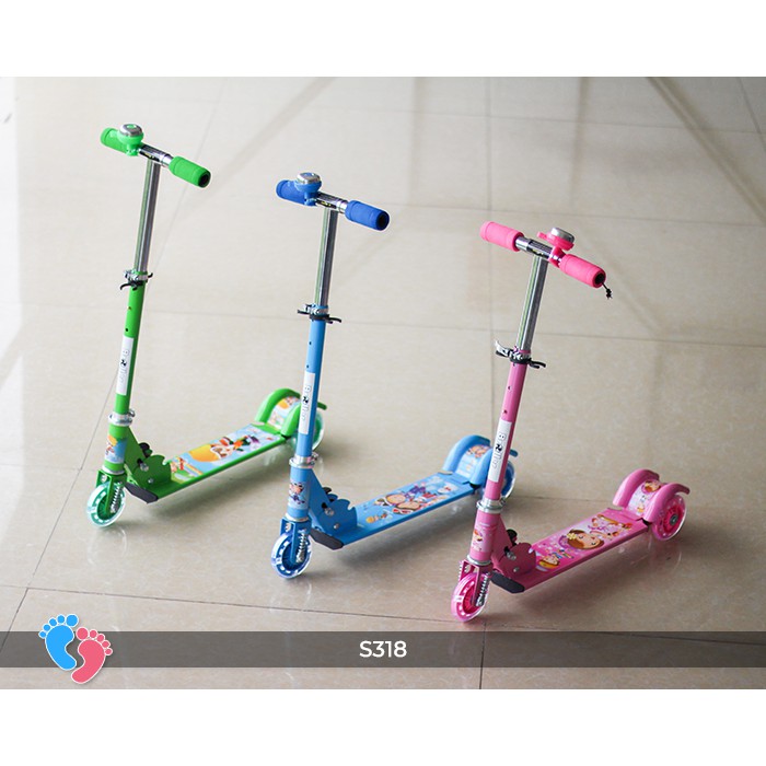 Xe trượt Scooter 3 bánh cho bé Broller BABY PLAZA S318