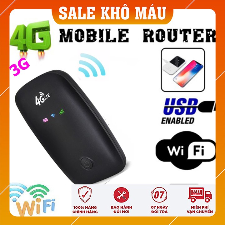 Bộ Phát Wifi 4G ZTE MF925, tốc độ 4G 100Mbps, Hỗ Trợ Tối Đa 15 Kết Nối