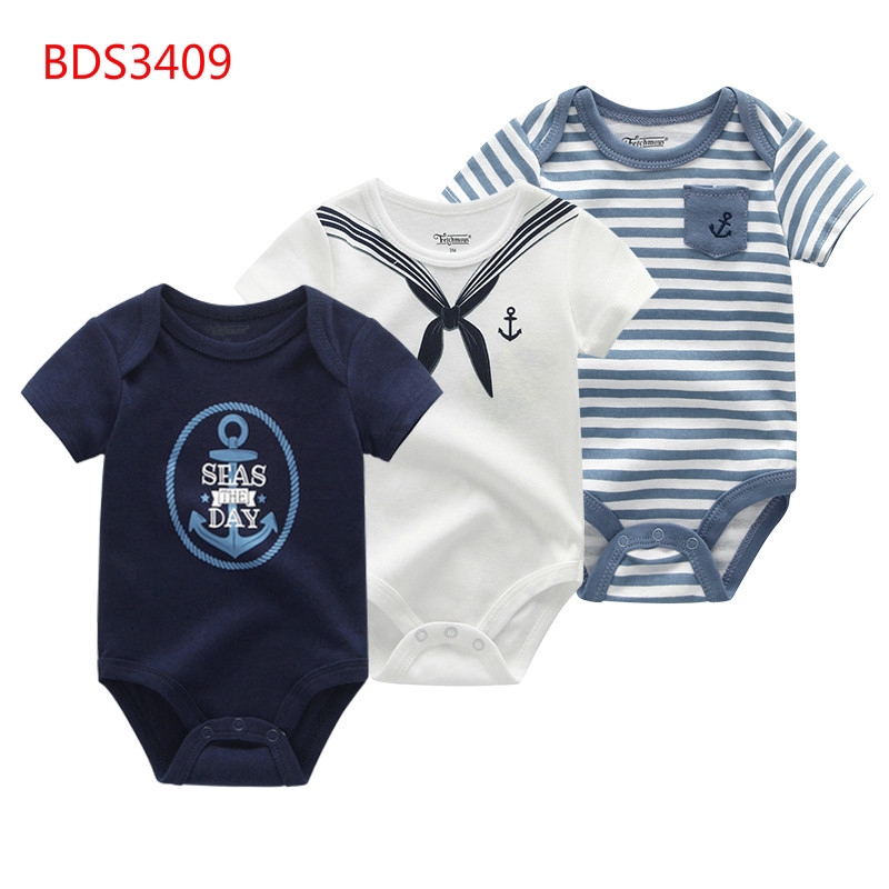 NEW Set Áo Liền Quần 100% Cotton Cho Bé