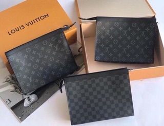 Ví cầm Tay LV da xước