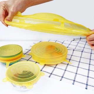 Set 6 nắp đậy thực phẩm silicon